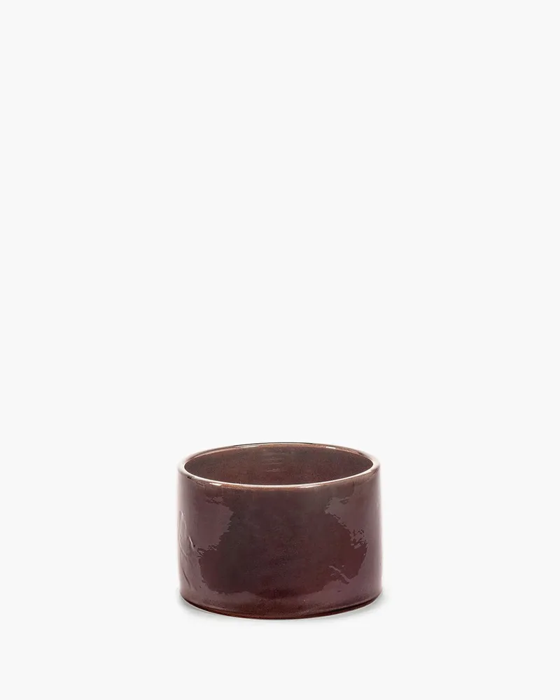 Vincent Van Duysen Vaso bloempot D24cm H15cm donkerbruin by Serax in Bruin – product photo