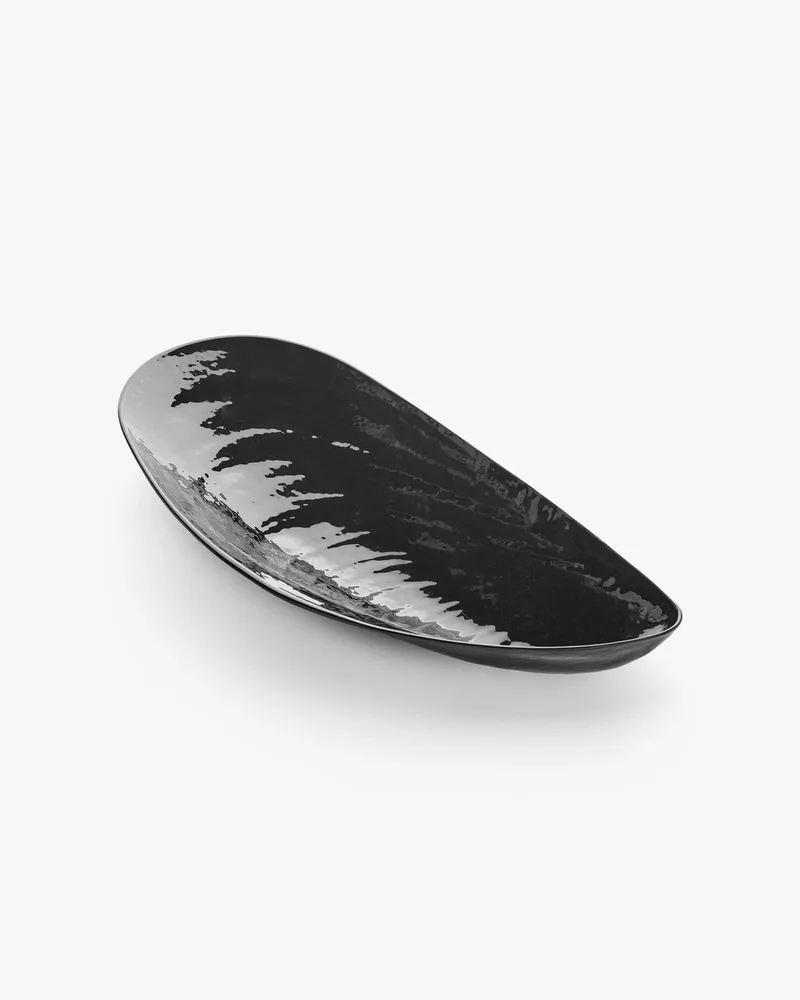 Wouters & Hendrix Les Objets Mouleversants Marcel bowl schaal L 46x21.5x8cm by Serax in Zwart – product photo
