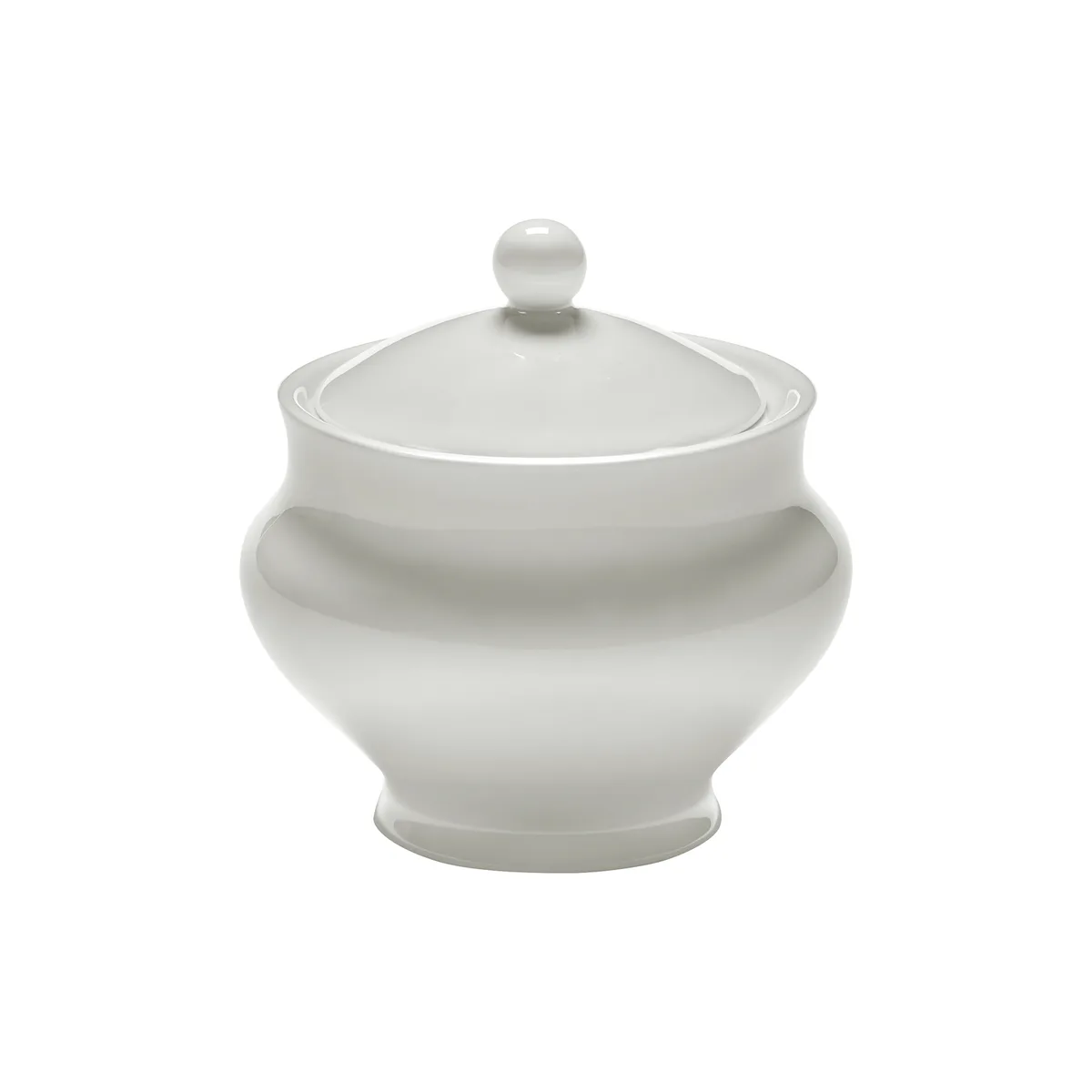 Zuckerdose LES OBJETS MOULEVERSANTS - Weiß - emailliertes Porzellan - Designer Wouters & Hendrix fra Serax – produktbillede