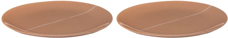 Zuma By Kelly Wearstler Dinerbord Ø23 Set Van 2 Sienna by Serax in Lichtbruin – product photo