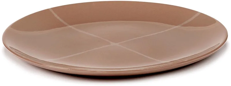 Zuma By Kelly Wearstler Dinerbord Ø28 Set Van 2 Sienna by Serax in Lichtbruin – product photo