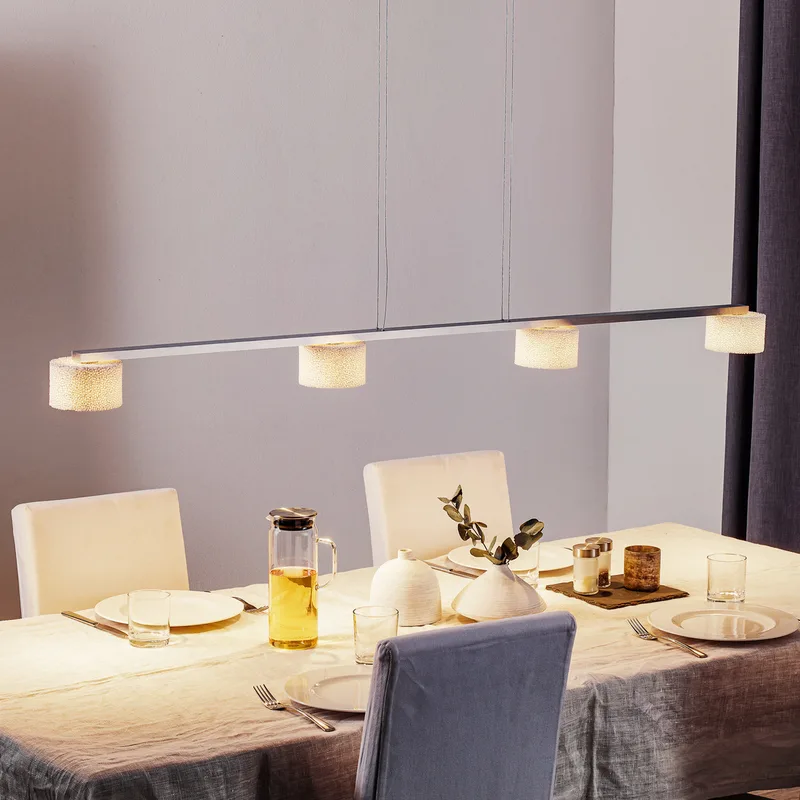 Reef 4 LED Hanglamp Polished/White van Serien Lighting – productfoto