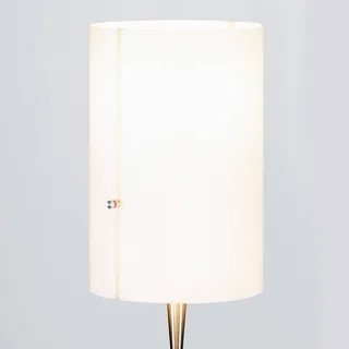 serien.lighting Club S LED vloerlamp, aluminium van Serien Lighting in Geborsteld aluminium, Wit – productfoto 2 van 2