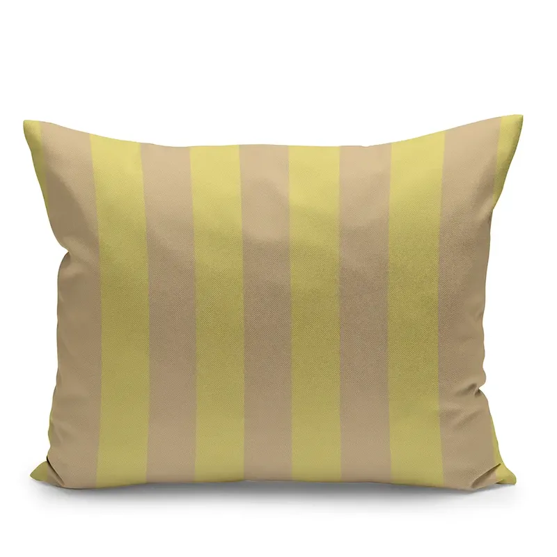 Barrier Zierkissen 50x40 cm Lemon/Sand Stripe by Skagerak – product photo