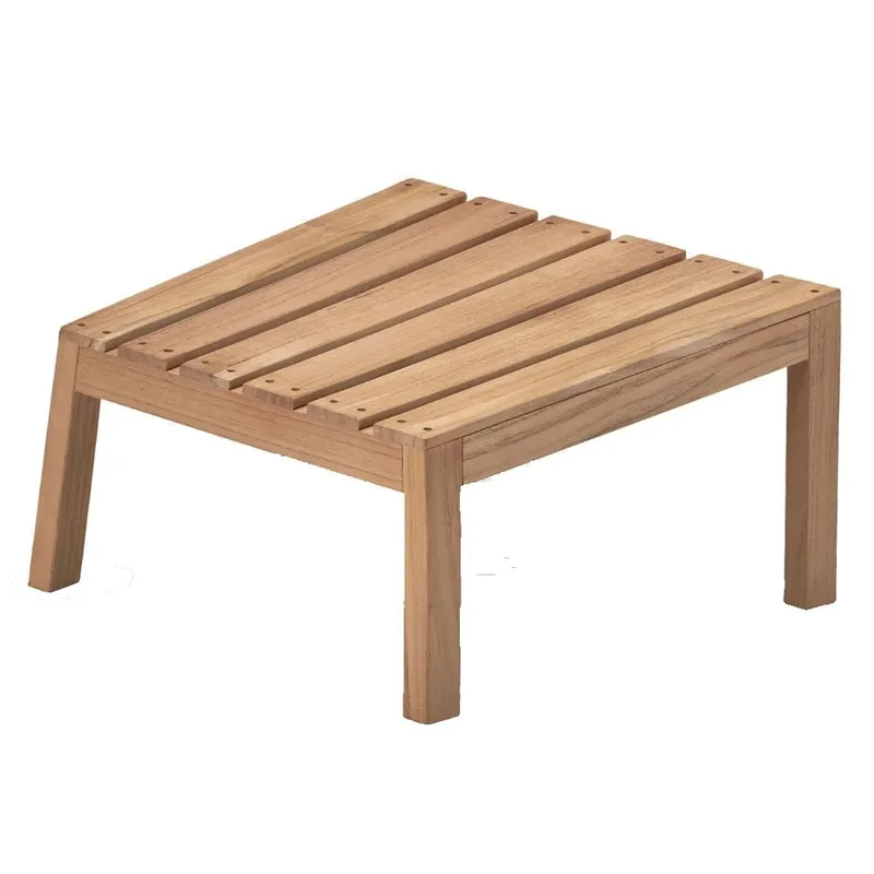 Between Lines Fußhocker Teak von Skagerak – Produktfoto