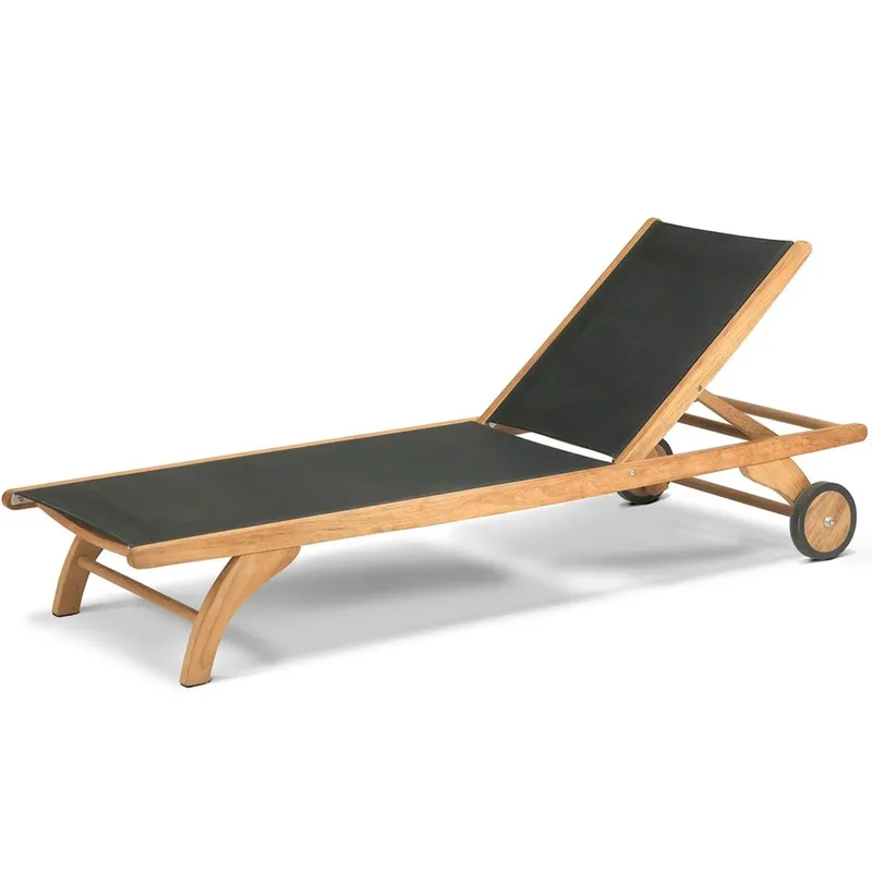 Columbus Weidenbett Teak / Schwarz by Skagerak – product photo