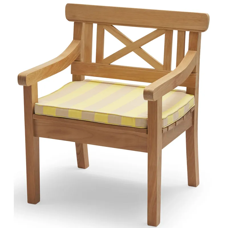 Drachmann Stuhlkissen Hell Apricot/Dunkelgrün by Skagerak – product photo