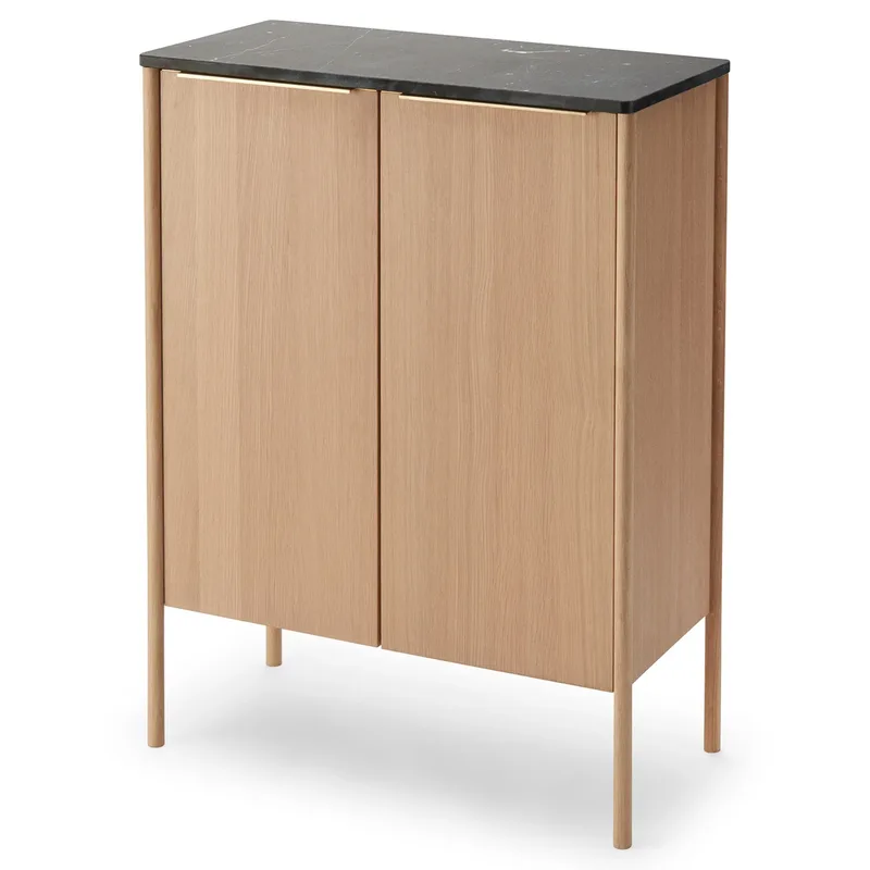 Jut High Cabinet Schwarz by Skagerak – product photo