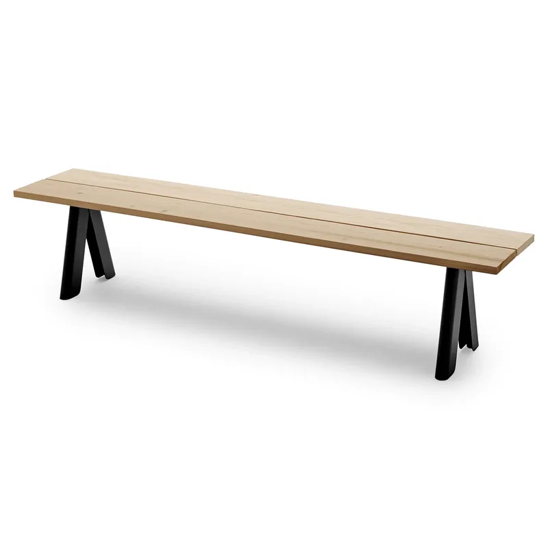 Overlap Bench Anthracite Black von Skagerak – Produktfoto