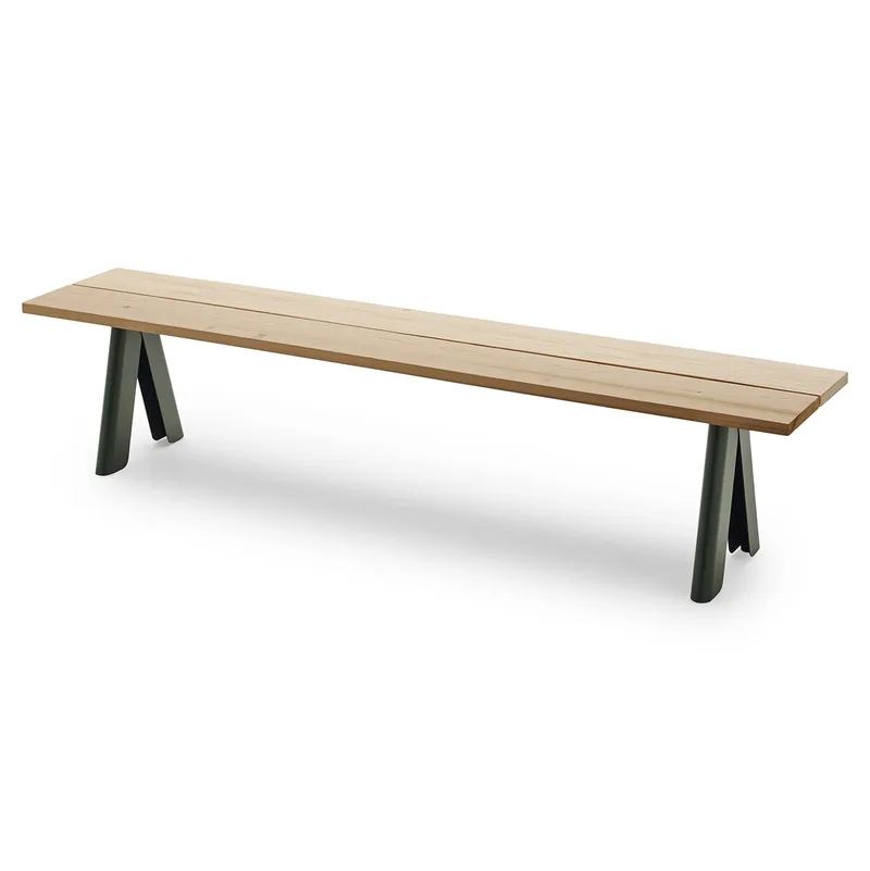 Overlap Bench Hunter Green von Skagerak – Produktfoto