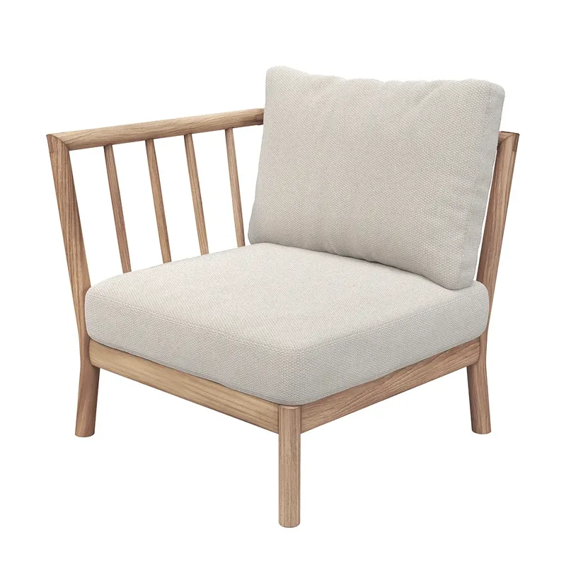 Tradition Endmodul Light Sand/Teak von Skagerak – Produktfoto