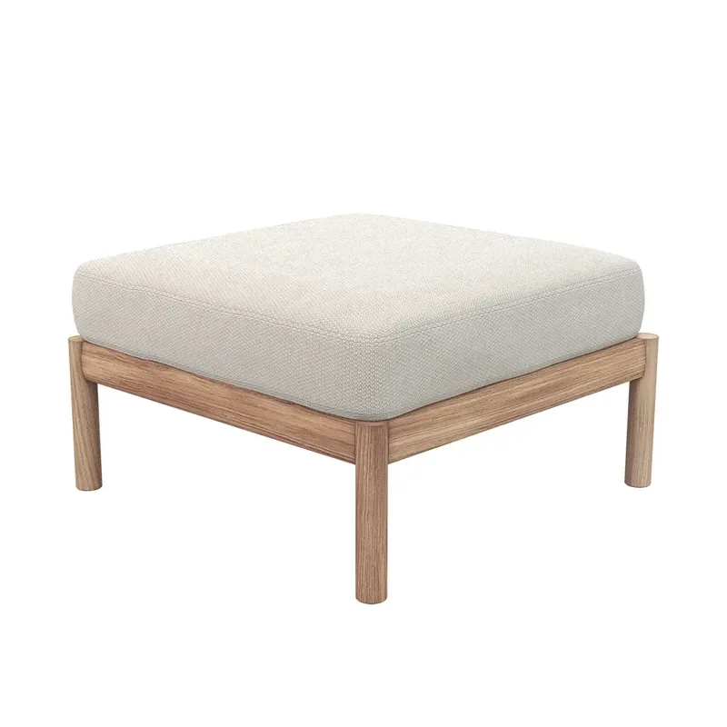 Tradition Fußhocker Light Sand/Teak von Skagerak – Produktfoto