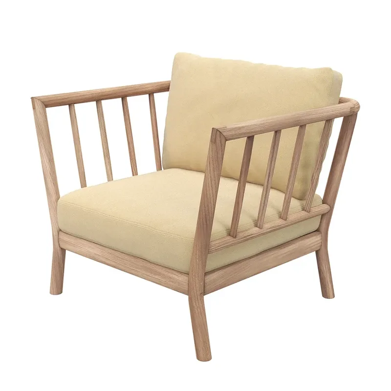 Tradition Sessel Honiggelb / Teak fra Skagerak – produktbillede