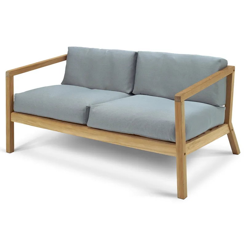 Virkelyst 2 Sitzer Esche Teak fra Skagerak – produktbillede