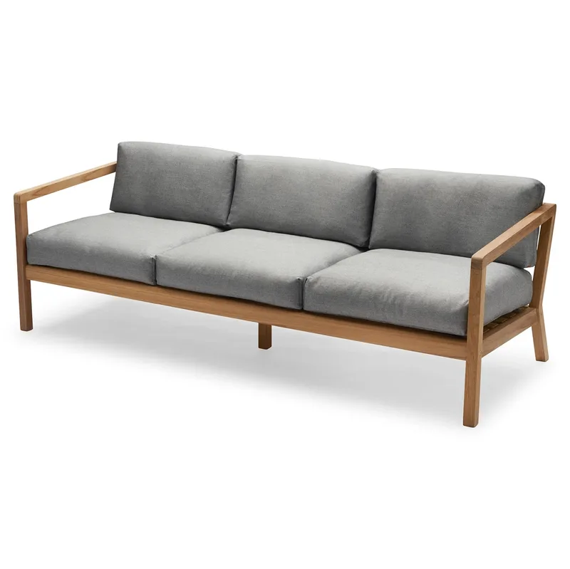 Virkelyst 3 Sitzer Esche Teak von Skagerak – Produktfoto