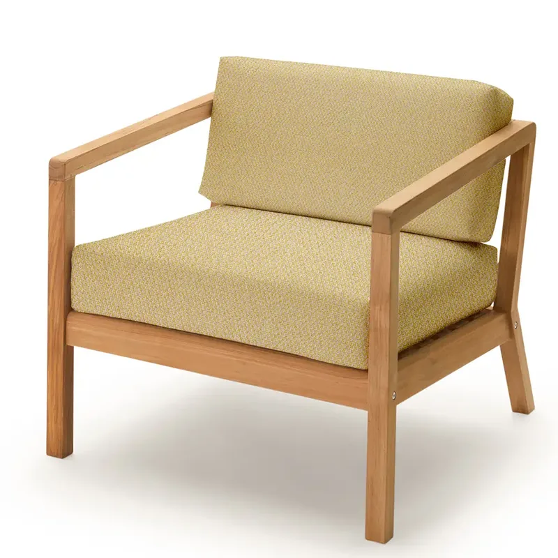 Virkelyst Sessel Honig Gelb van Skagerak – productfoto