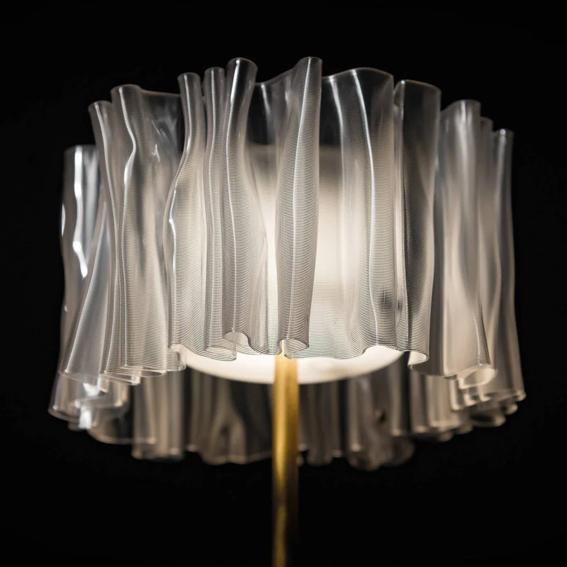 Accordéon Battery bordlampe, Prisma/sort fra Slamp i Sort, Wit-transparant, Messing – produktbillede 3 af 5