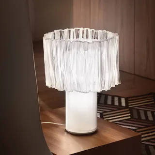 Accordéon Table Prisma tafellamp von Slamp in Transparent, Weiß – Produktfoto 1 von 5