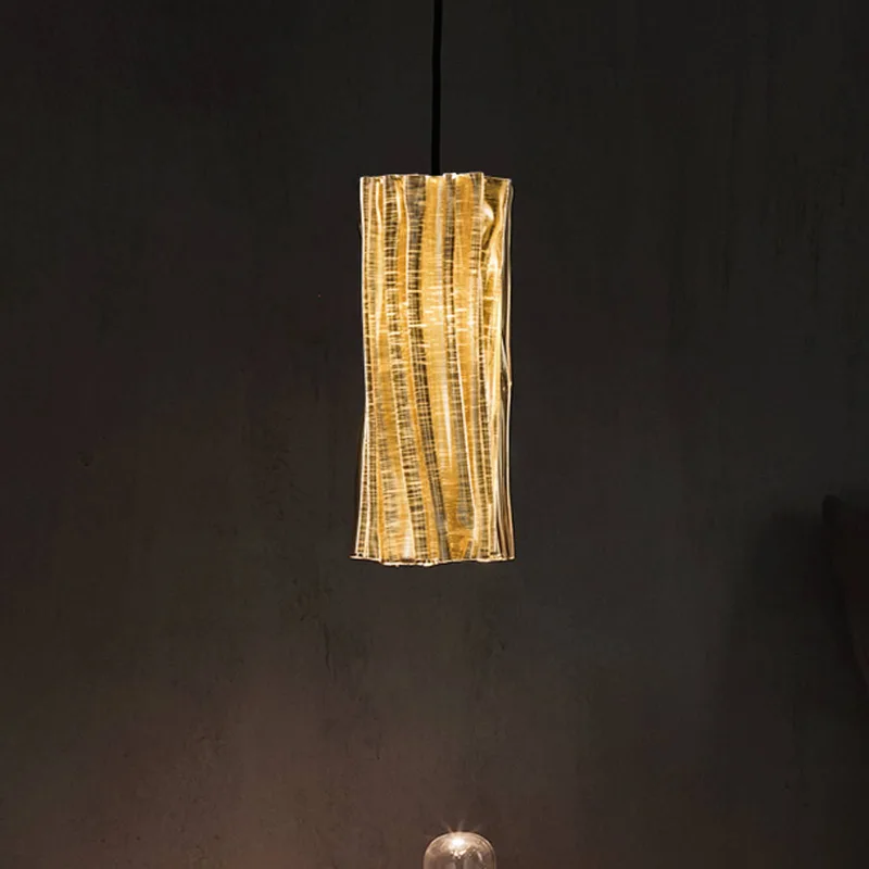 Accordéon verticale hanglamp goud/zwart by Slamp in Gold, Black – product photo