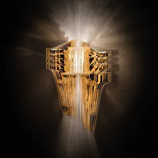 Aria design-wandlamp van Slamp in Goud – productfoto 5 van 5