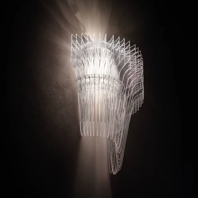 Aria design-wandlamp von Slamp in Transparent – Produktfoto 2 von 4