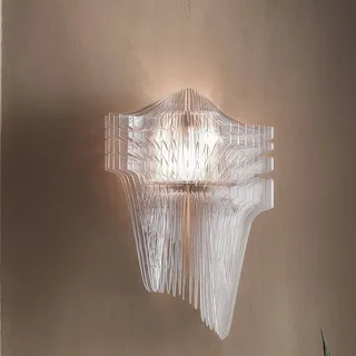 Aria design-wandlamp von Slamp in Transparent – Produktfoto 4 von 4