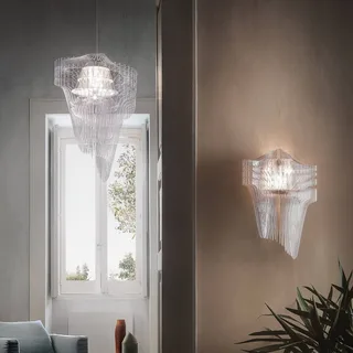 Aria design-wandlamp von Slamp in Transparent – Produktfoto 3 von 4