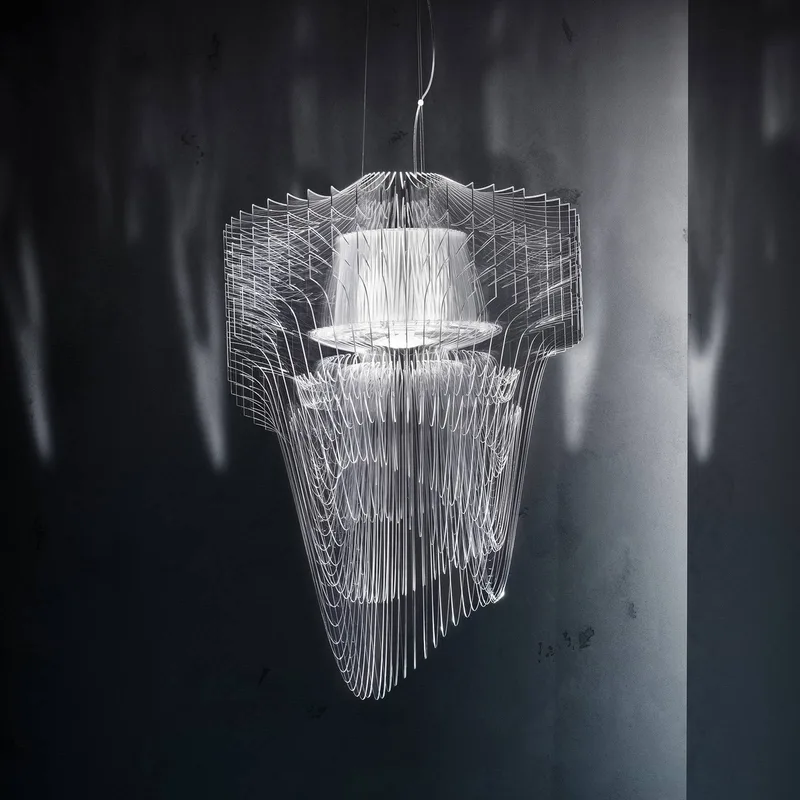 Aria M hanglamp, helder, Ø 60 cm von Slamp in Transparent – Produktfoto