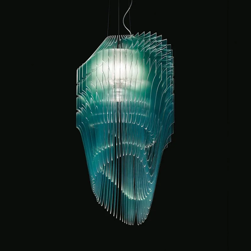 Avia Edition M hanglamp von Slamp in Türkis – Produktfoto