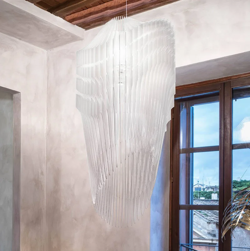 Avia S design hanglamp in von Slamp in Weiß – Produktfoto