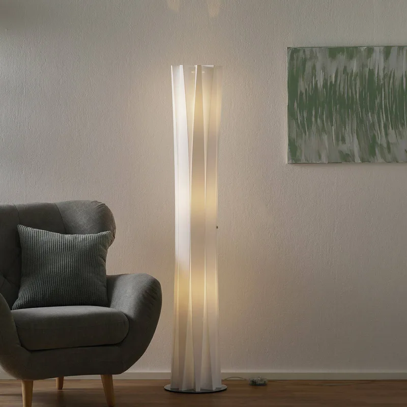Bach vloerlamp, hoogte 161 cm von Slamp in Weiß – Produktfoto