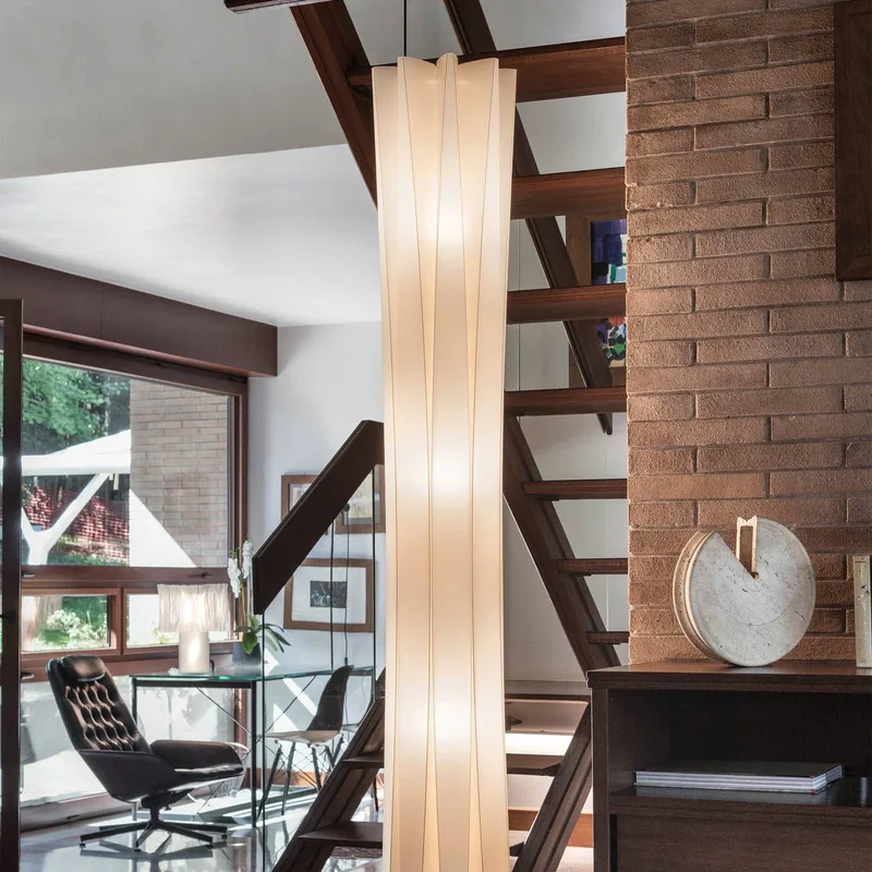 Bach vloerlamp, hoogte 184 cm by Slamp in Gold – product photo 2 of 4