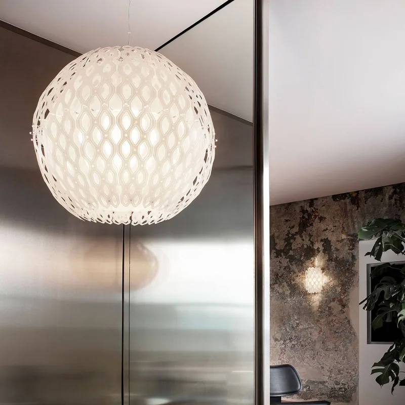 Charlotte Globe hanglamp in by Slamp in White – product photo 2 of 5