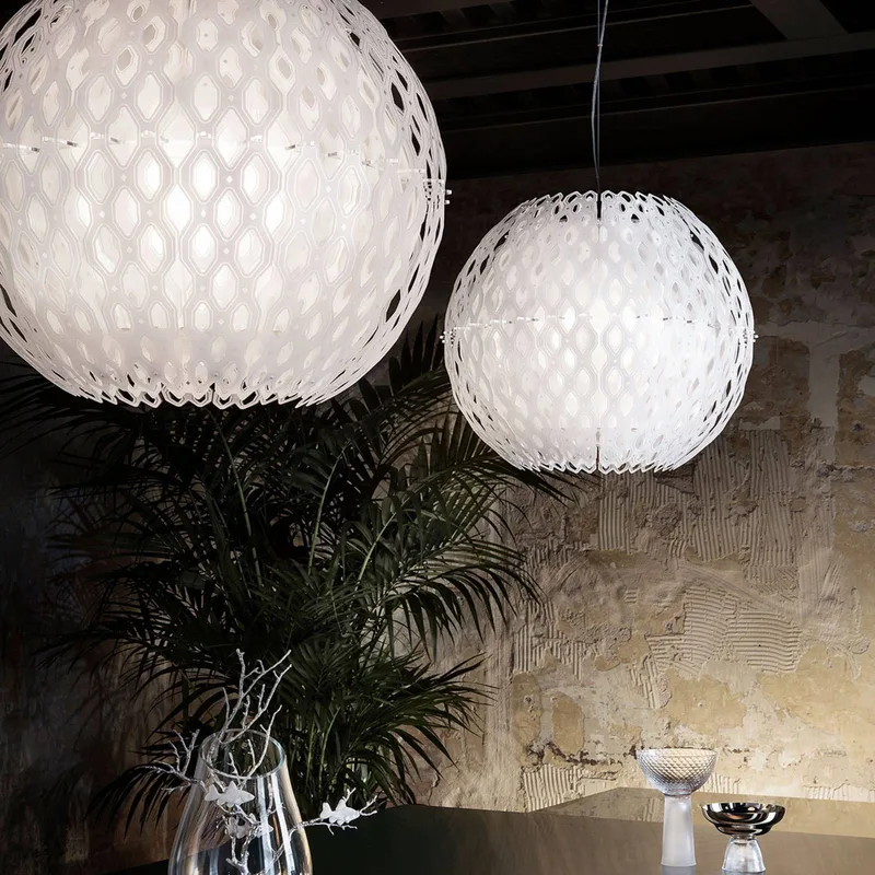 Charlotte Globe hanglamp in by Slamp in White – product photo 3 of 5