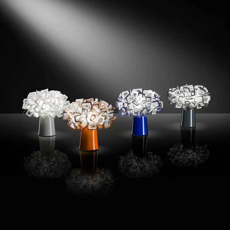 Clizia - designer-tafellamp, opaal van Slamp in Wit – productfoto 4 van 5