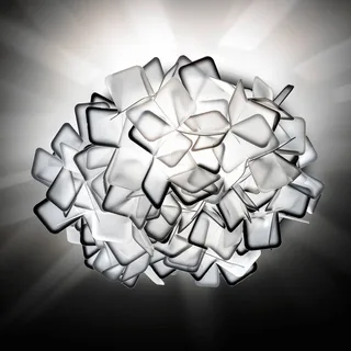 Clizia - designwandlamp, rookgrijs de Slamp en Alu, Gris, Zink – photo du produit 3 sur 5
