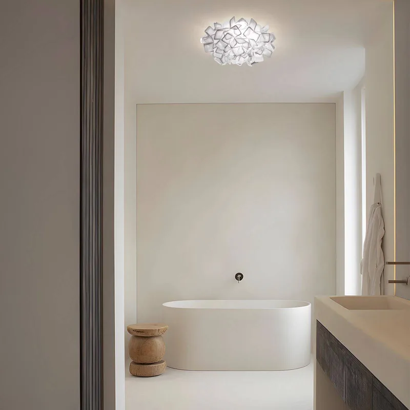 Clizia - designwandlamp, wit van Slamp in Wit, Opaal – productfoto 3 van 5