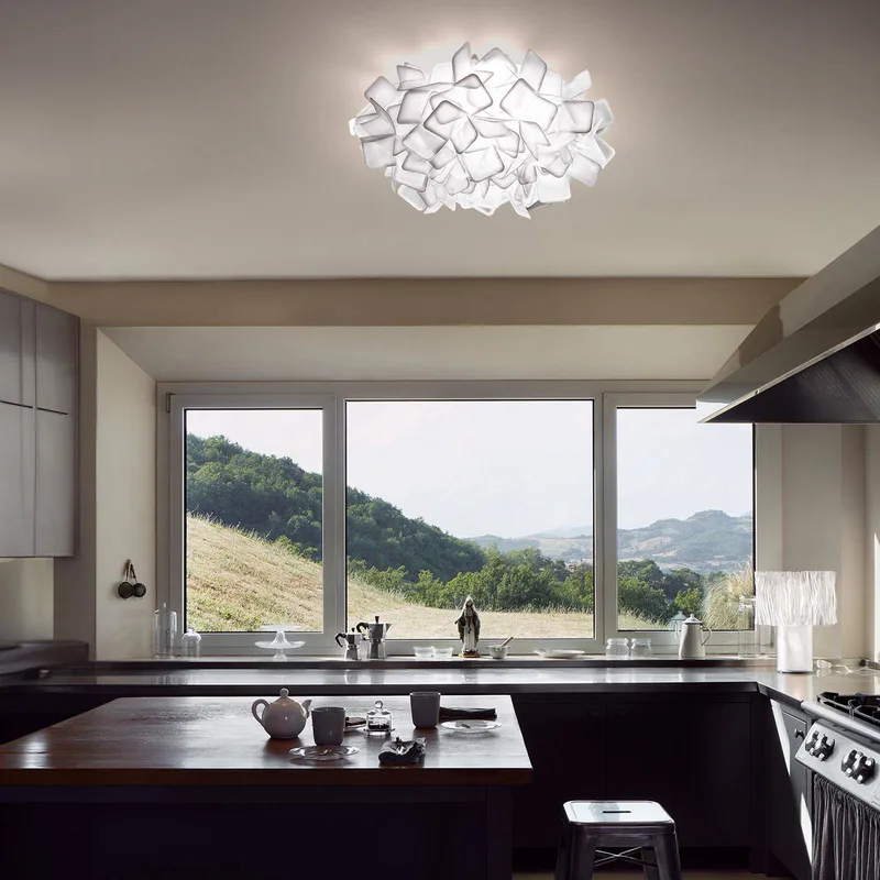 Clizia - designwandlamp, wit van Slamp in Wit, Opaal – productfoto 2 van 5