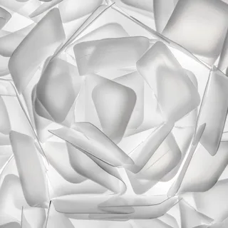 Clizia - designwandlamp, wit van Slamp in Wit, Opaal – productfoto 4 van 5