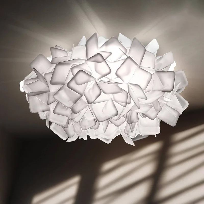 Clizia Deckenleuchte M Weiß von Slamp in Weiß, Opaal – Produktfoto