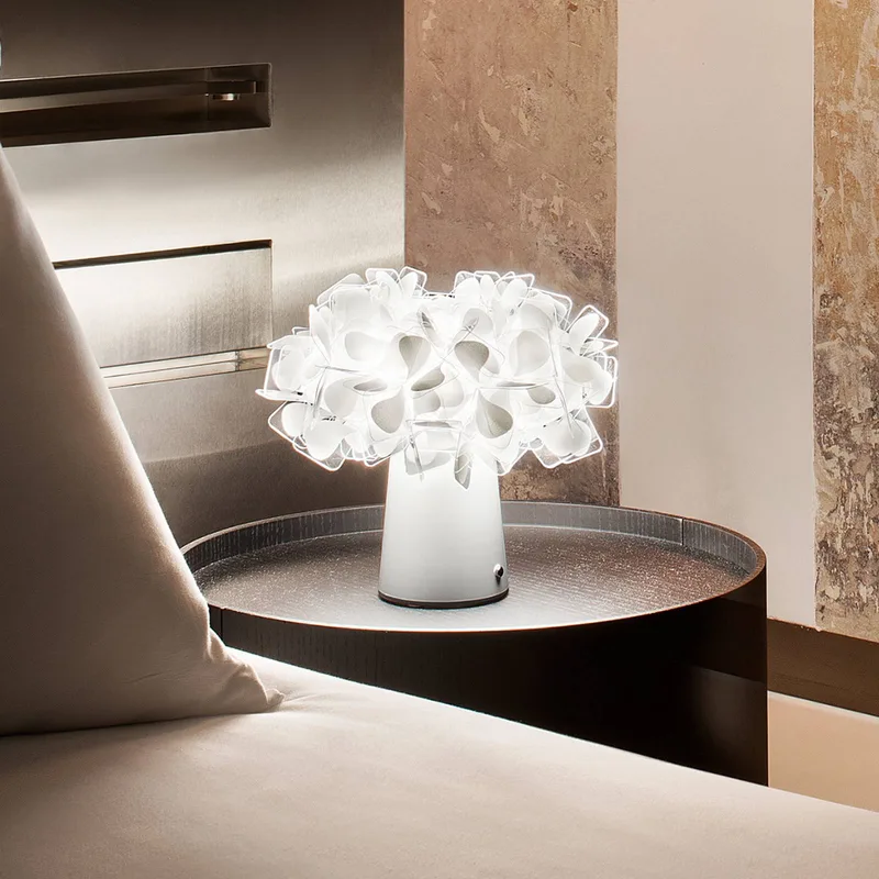 Clizia LED tafellamp dimbaar Mama Non Mama wit van Slamp in Wit, Transparant – productfoto 3 van 5