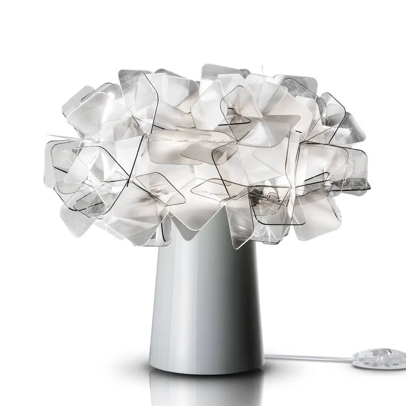 Clizia LED tafellamp op batterijen, rookgrijs, dimbaar van Slamp in Rookgrijs, Transparant – productfoto 3 van 5