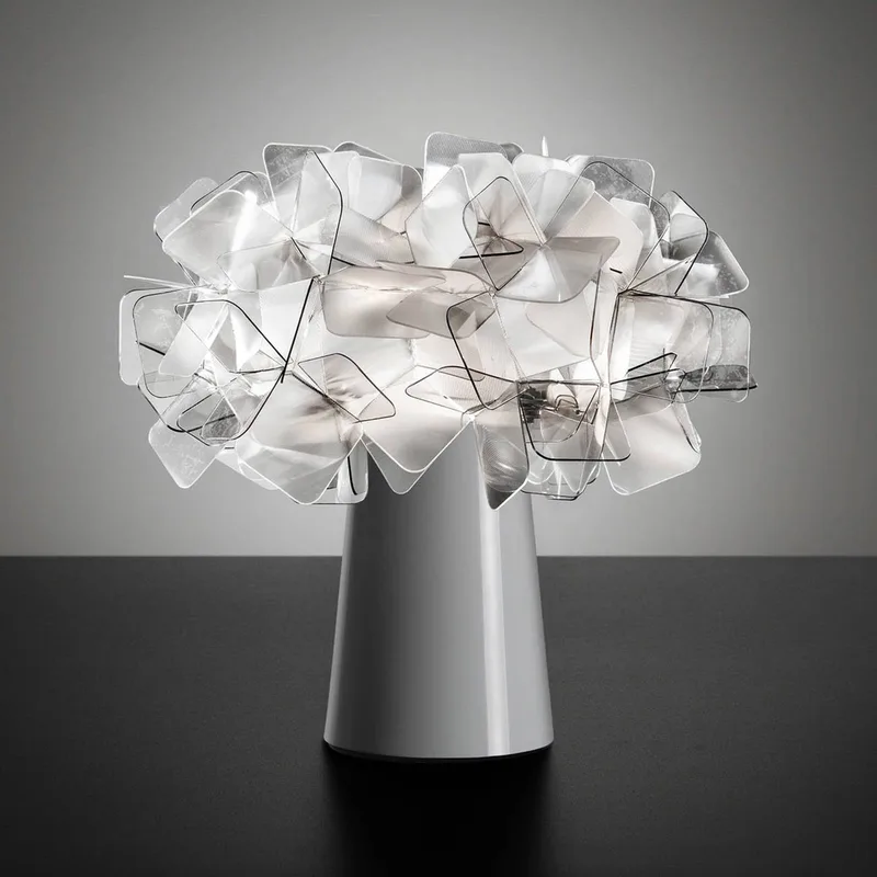 Clizia LED tafellamp op batterijen, rookgrijs, dimbaar van Slamp in Rookgrijs, Transparant – productfoto 2 van 5