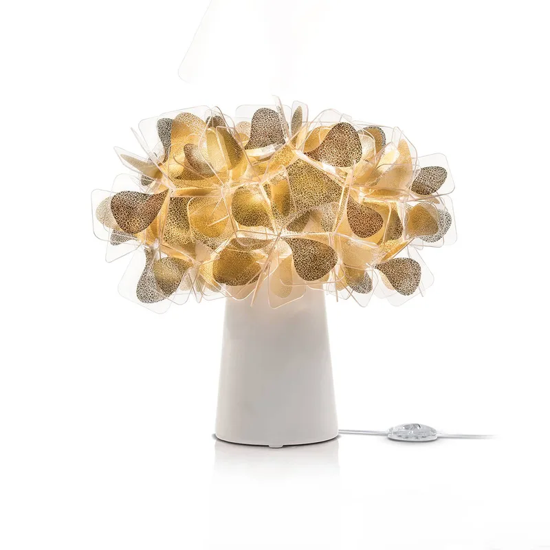 Clizia Mama Non Mama tafel E14 goud/wit van Slamp in Goud, Wit – productfoto