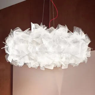 Clizia Pixel hanglamp, kabel rood, Ø 78 cm by Slamp in White – product photo 1 of 4