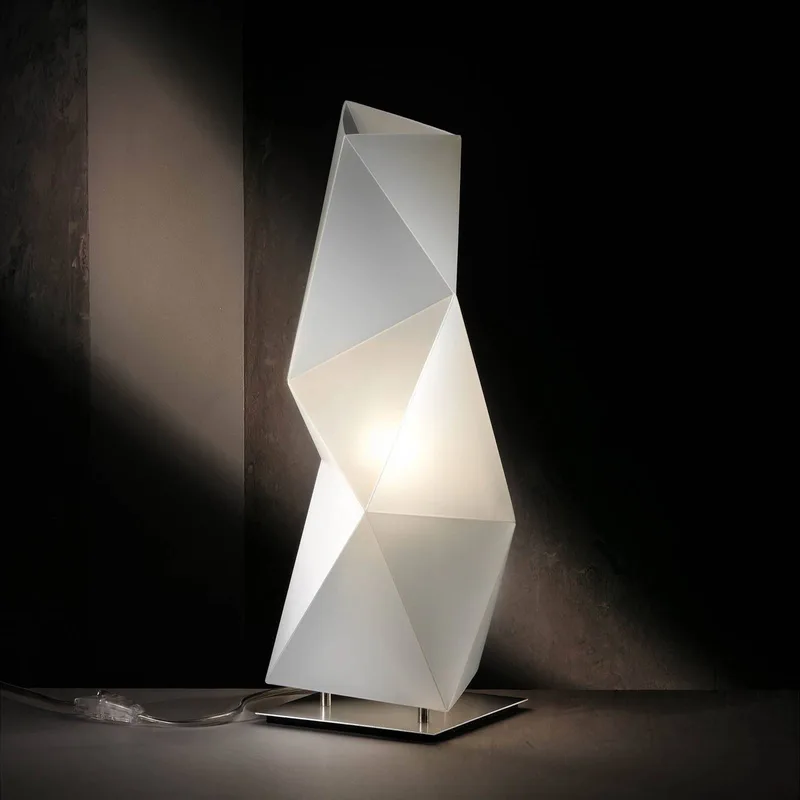 Diamond - design-tafellamp, 45 cm by Slamp in White, Aluminium – product photo