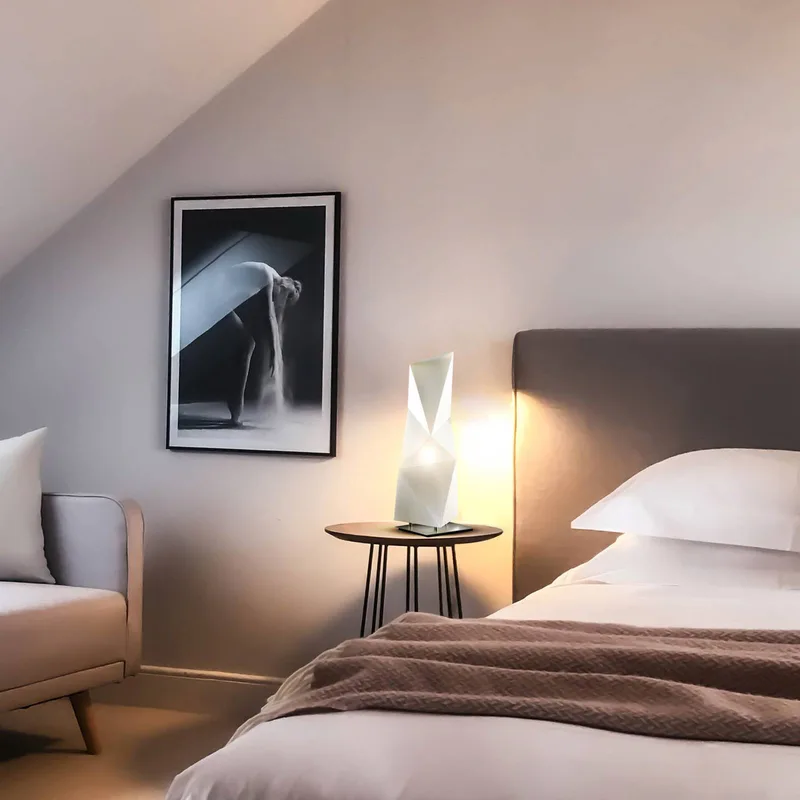 Diamond - design-tafellamp, 45 cm by Slamp in White, Aluminium – product photo 3 of 5