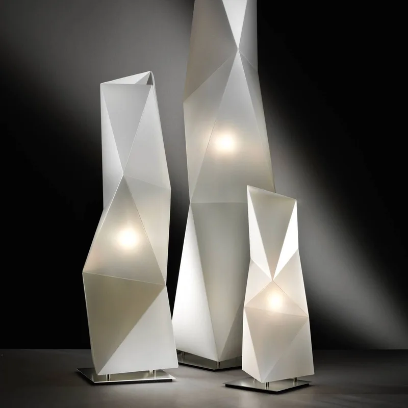 Diamond - design-tafellamp, 72 cm by Slamp in White, Aluminium – product photo 4 of 5