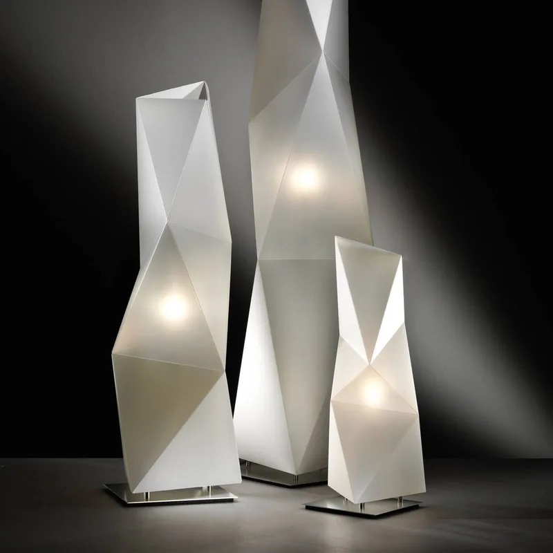 Diamond - design-vloerlamp, 111 cm by Slamp in White, Aluminium – product photo 5 of 5