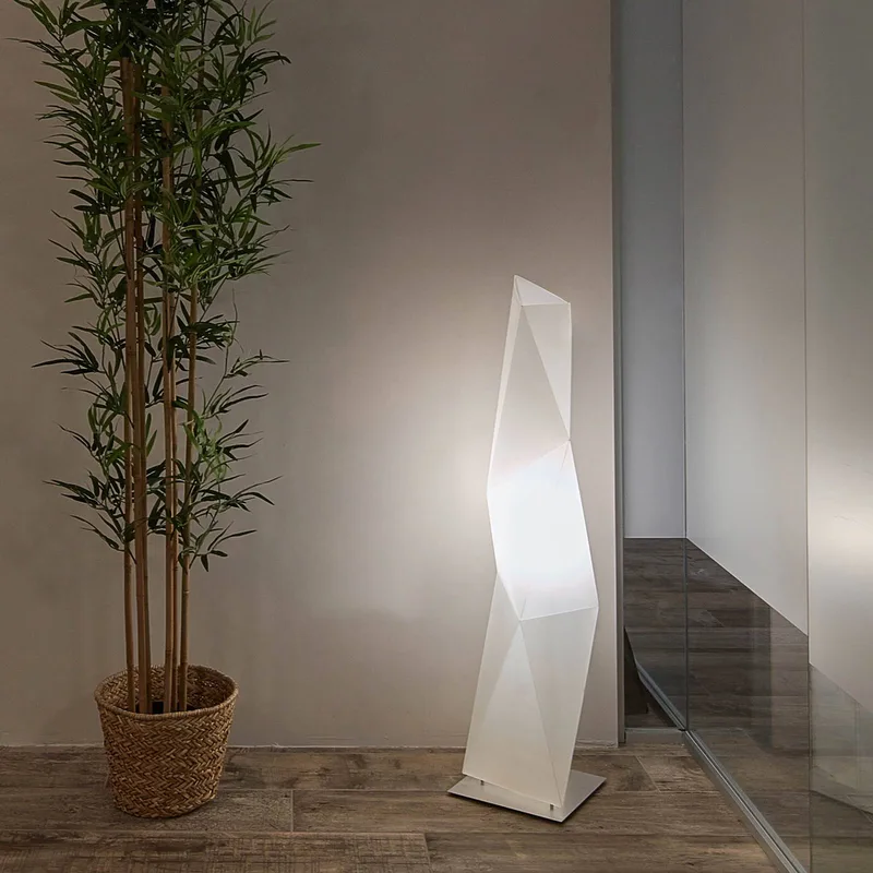 Diamond - design-vloerlamp, 111 cm by Slamp in White, Aluminium – product photo 3 of 5
